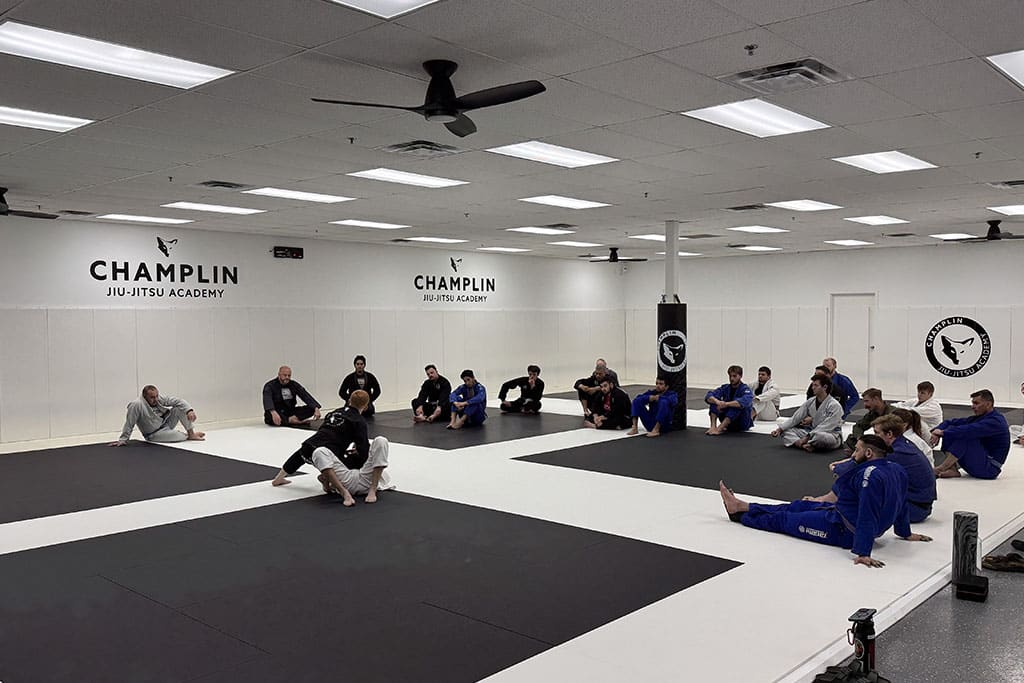 Drew Champlin Demonstrating a Technique to All Levels Class