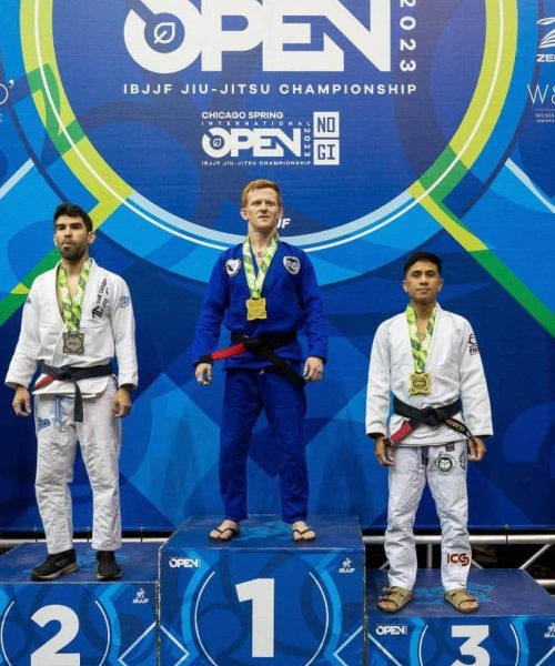 Drew Champlin Winning First Place in Competition